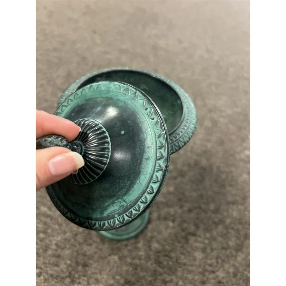 Oscar Bach Style Neoclassical Footed Bronze Censer